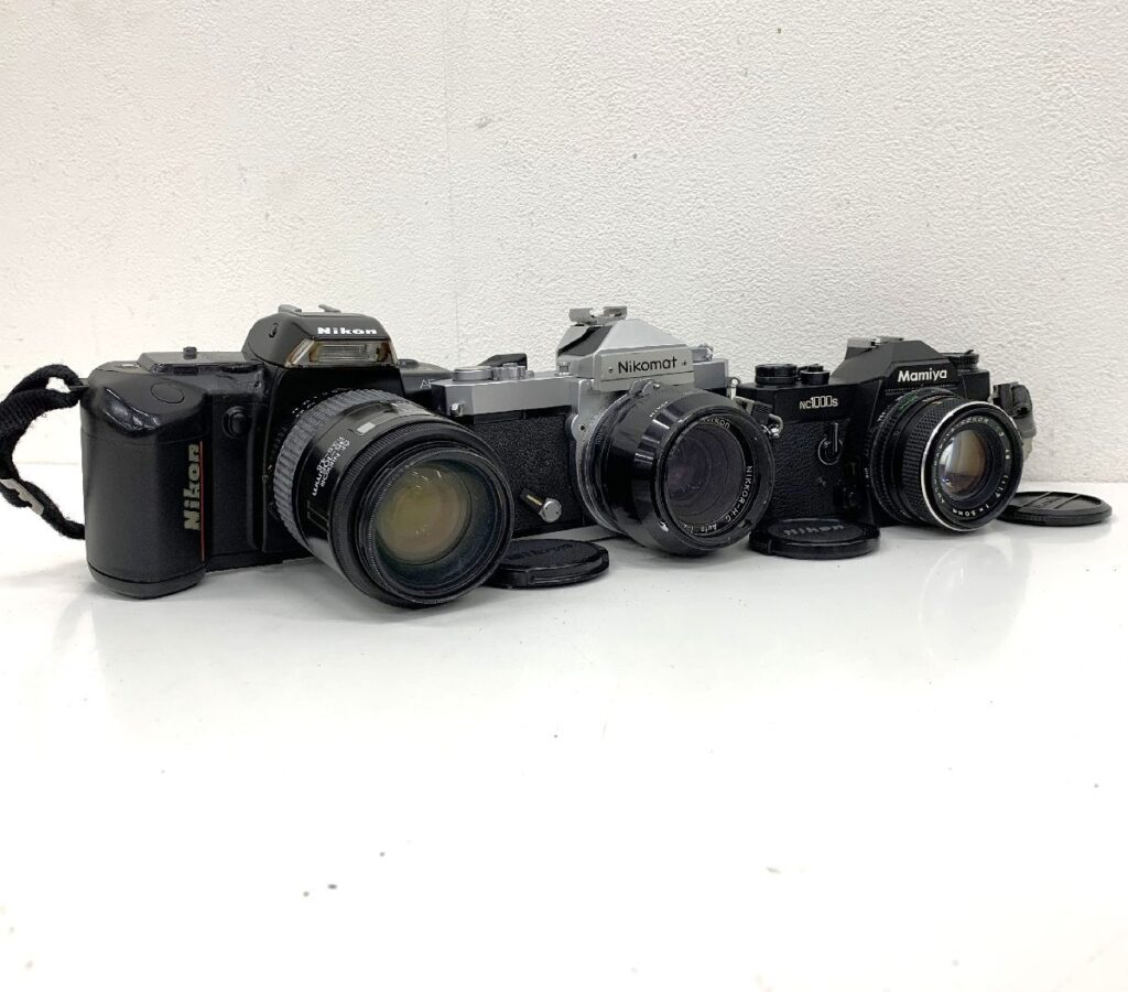 Nikon ニコン F-401 QUARTZ DATE NIKKOR 35-105ｍｍ/Nikomat/Mamiya NC1000S フィルムカメラ 一眼レフ まとめ 3台