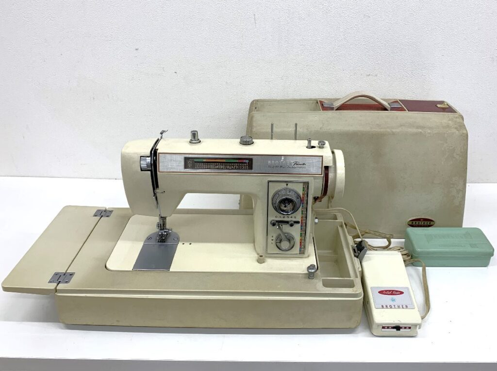 BROTHER ブラザー Pacesetter Super Full Automatic MH-23 ミシン フットペダル ハードケース付き 簡易動作確認済み