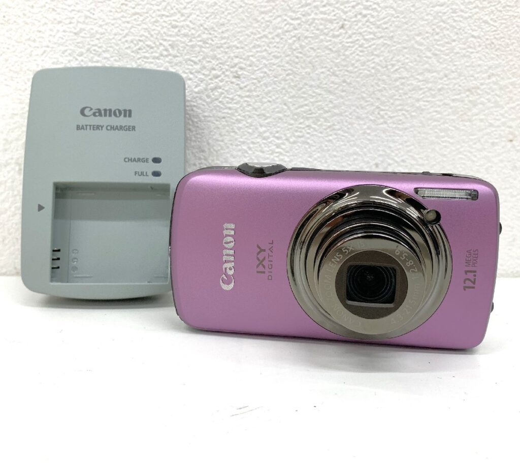 Canon キャノン IXY DIGITAL 930IS コンパクトデジタルカメラ PC1437 ピンク 充電器付き 簡易動作確認済み