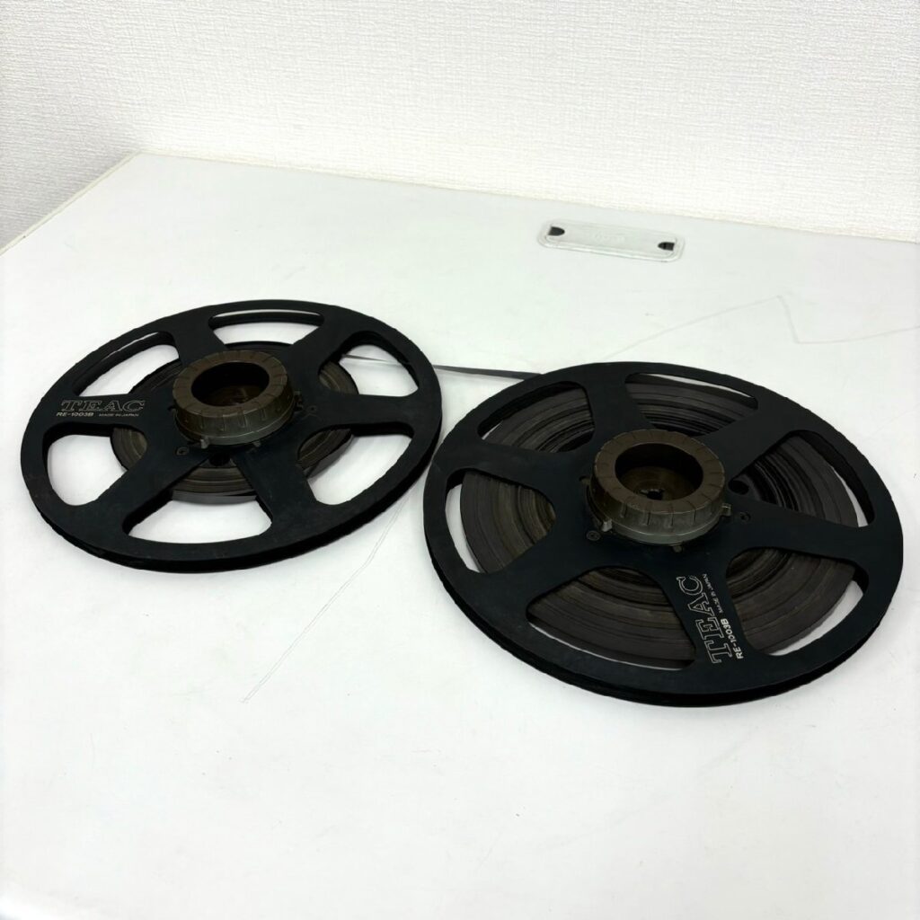 TEAC ティアック RE-1003B セット オープンリールテープ 10号 メタル TZ-612 MADE IN JAPAN 再生未確認