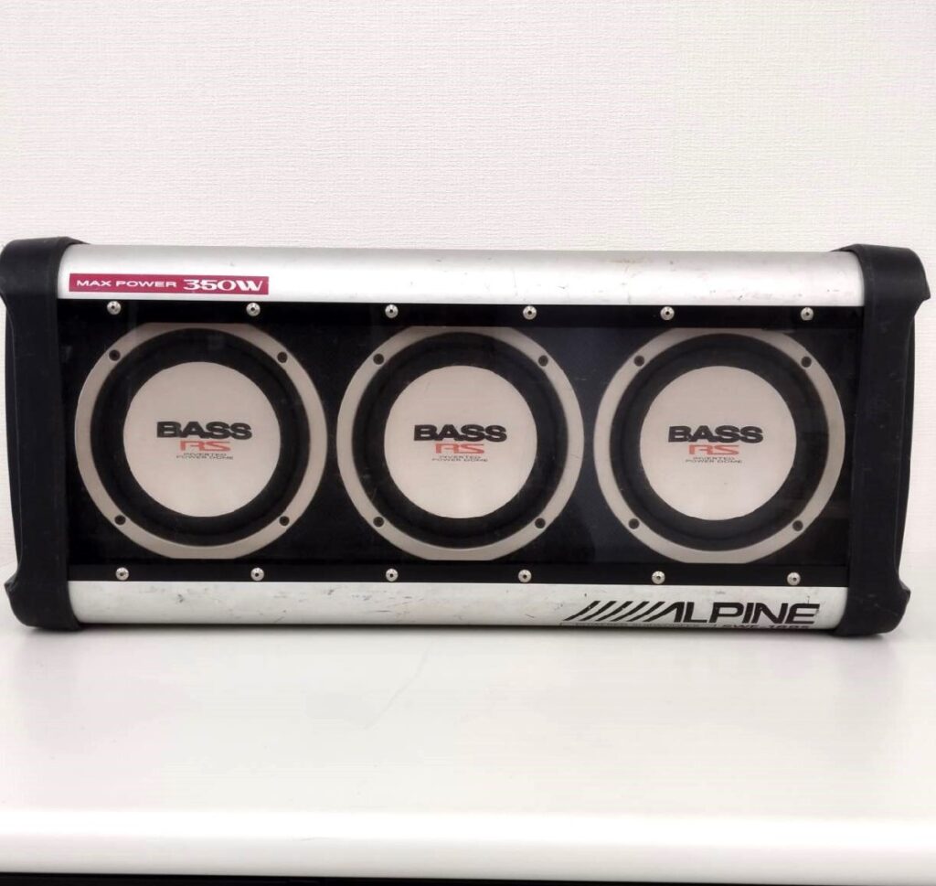 ALPINE アルパイン 18cmツインドライブ・パッシブラジエーター方式 パワードサブウーハー SWE-1895