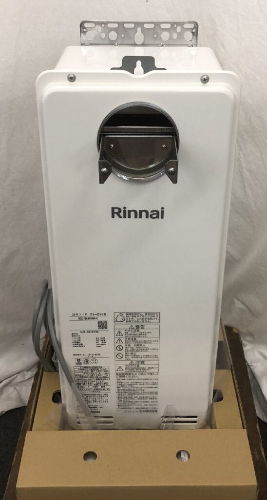未使用 Rinnai リンナイ ガス給湯器 RUX-SA1616A-E 都市ガス用