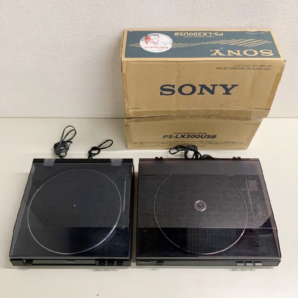 SONY ソニー PS-V800 PS-LX300USB ターンテーブル まとめ
