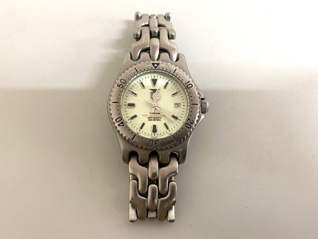 ELGIN QUARTZ エルジン クォーツ FK-660-A 95100912 660ft‐200m 腕時計 箱・説明書欠品