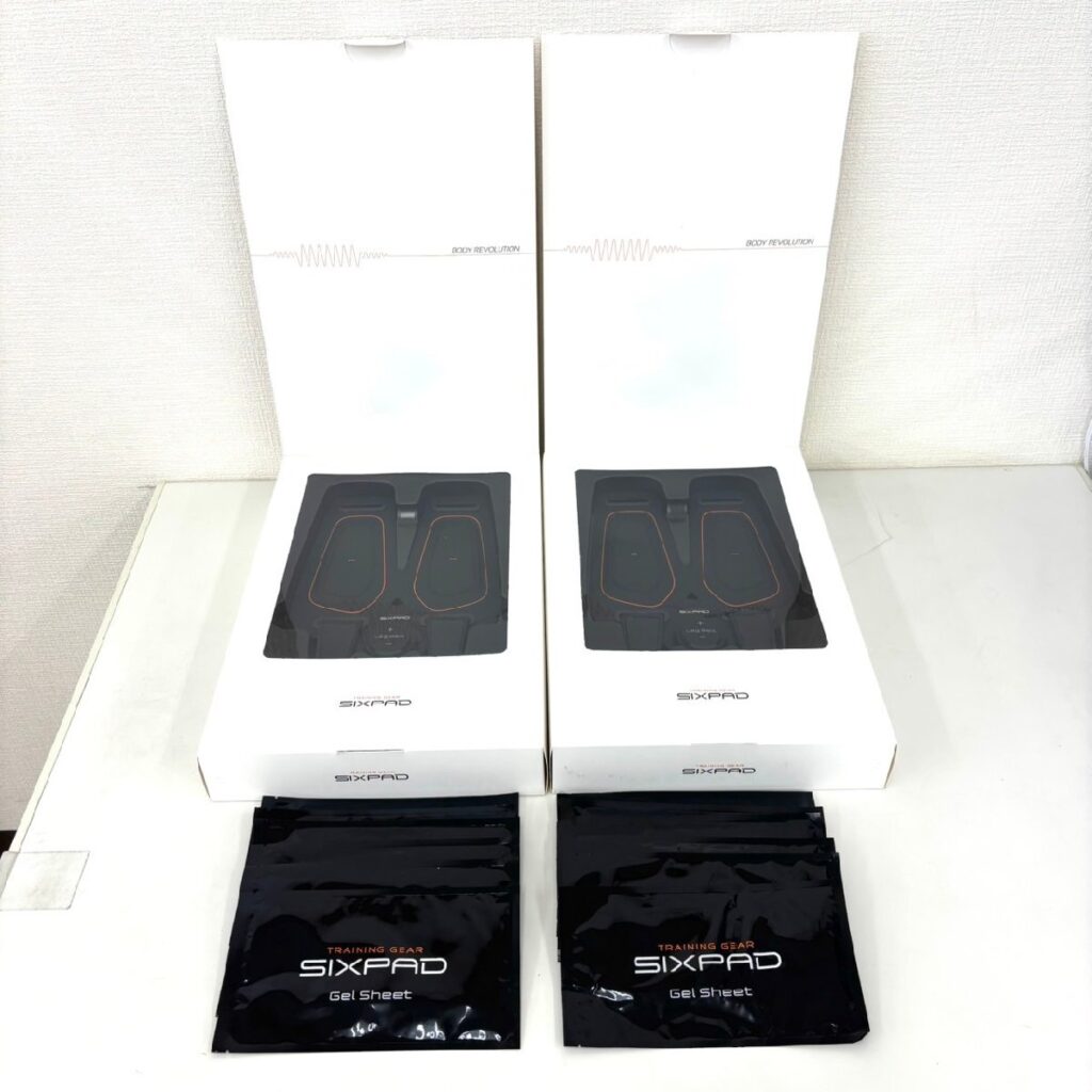 SIXPAD シックスパッド Leg Belt レッグベルト TRAINING GEAR ※箱あり、高電導ジェルシート12枚付き