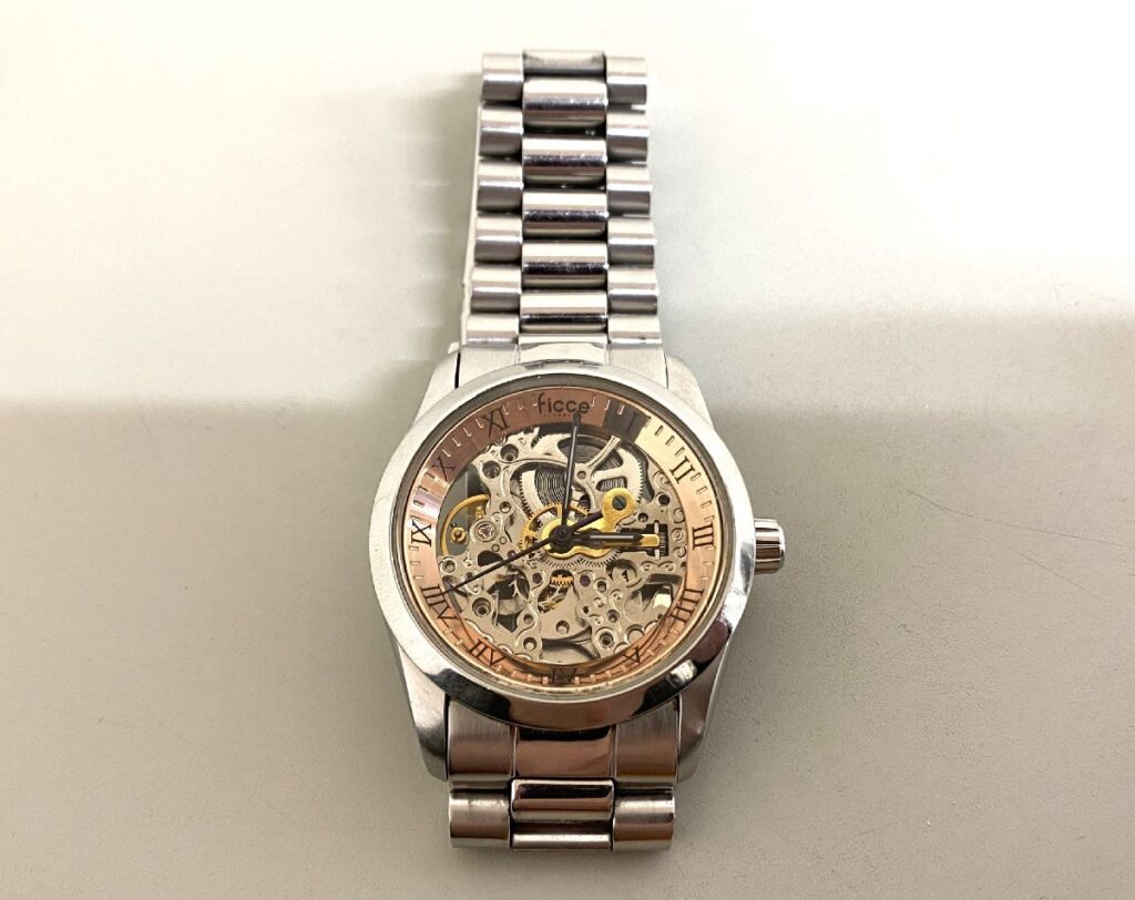 ficce フィッチェ FCK-1003 自動巻き スケルトン 腕時計 本体のみ 動作確認済み