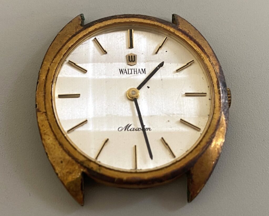 WALTHAM ウォルサム 17 JEWELS 石 NT 001 maxim マキシム 手巻き 動作確認済み