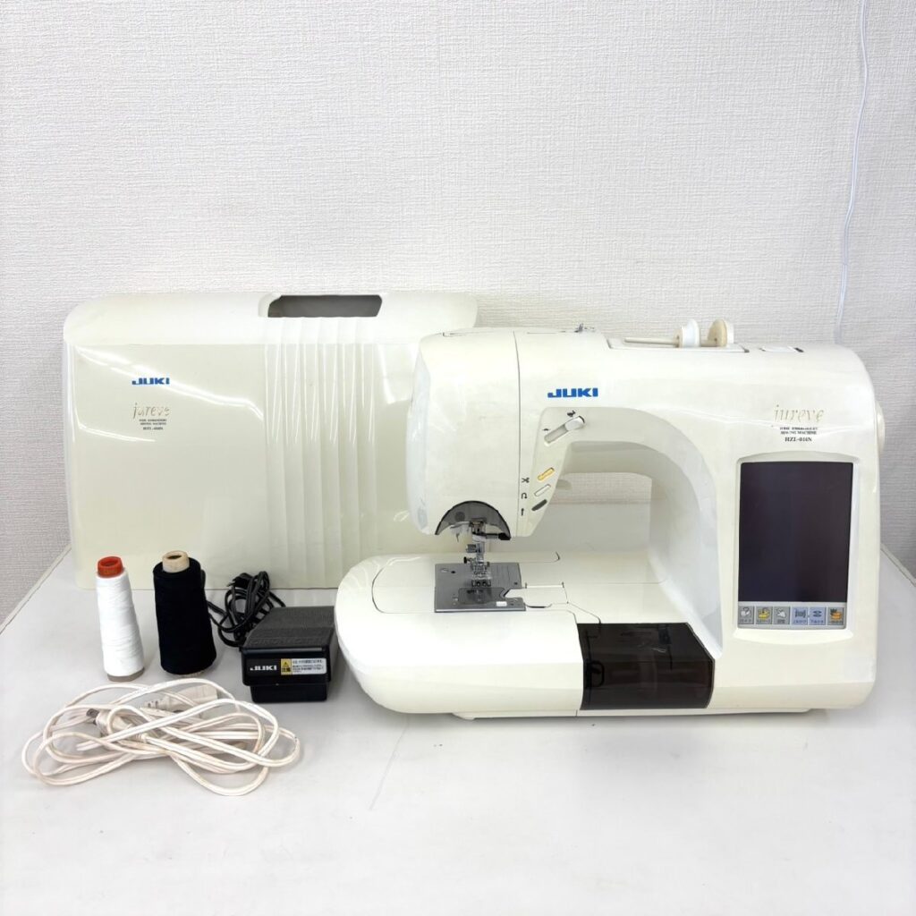 JUKI ジューキ コンピューターミシン HZL-010N jureve ジュレーブ フットコントローラー付き YC-485