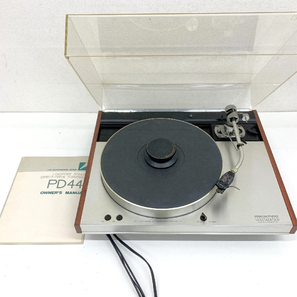 LUXMAN ラックスマン ターンテーブル レコードプレーヤー PD441 MDS-152C 取扱説明書付 簡易動作確認済み