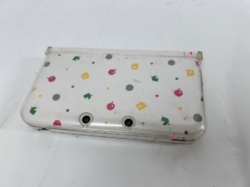Nintendo ニンテンドー 3DSLL SPR-001 本体のみ どうぶつの森パック 初期化済み コード欠品