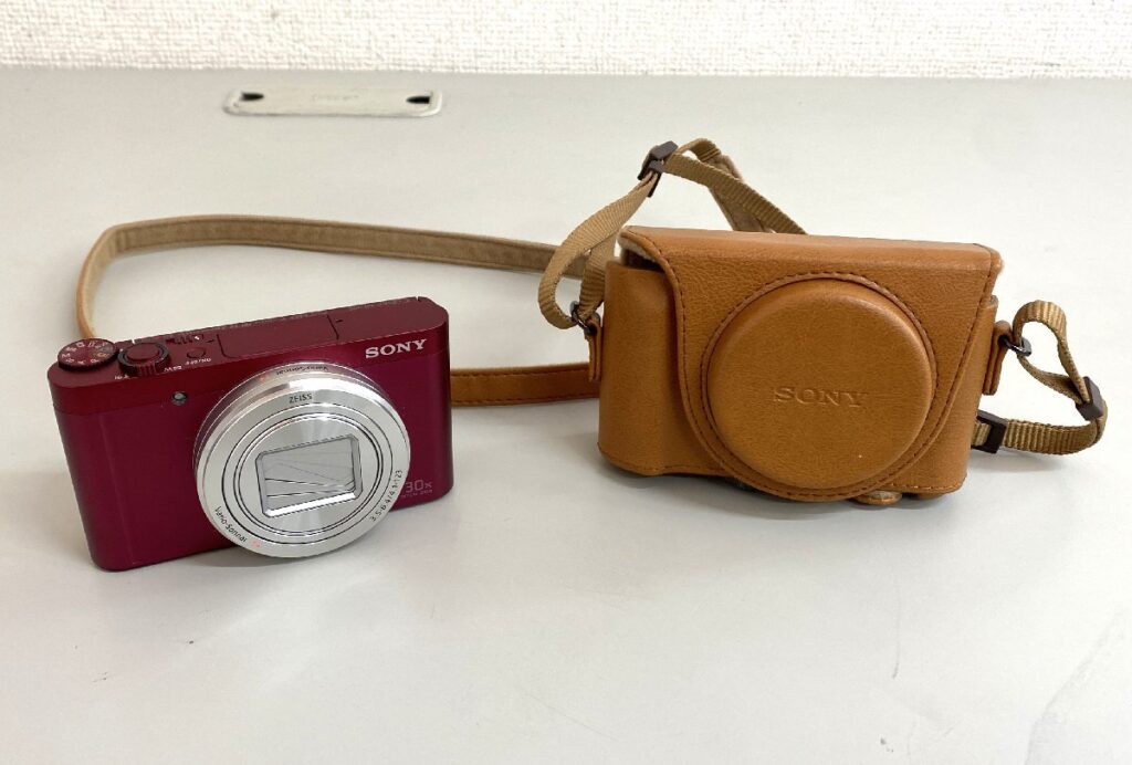 SONY ソニー Cyber-shot サイバーショット DSC-WX500 レッド デジタルカメラ デジカメ ジャケットケース付き