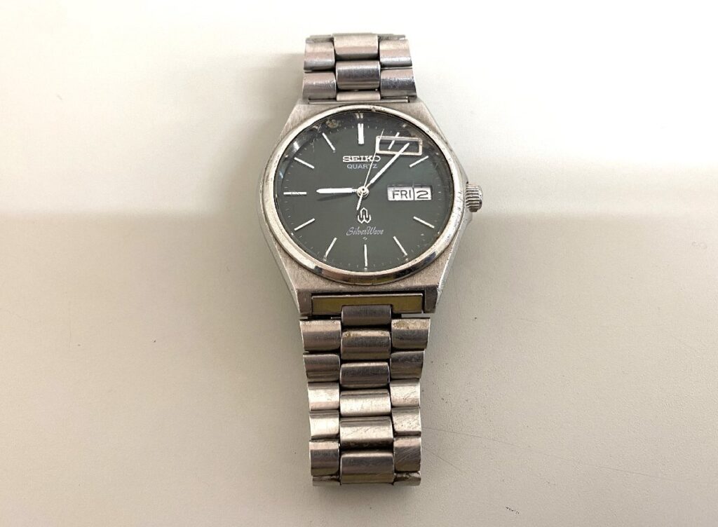 SEIKO QUARTZ SilverWave セイコー シルバーウェーブ 8229-8000 901236 腕時計 グリーン