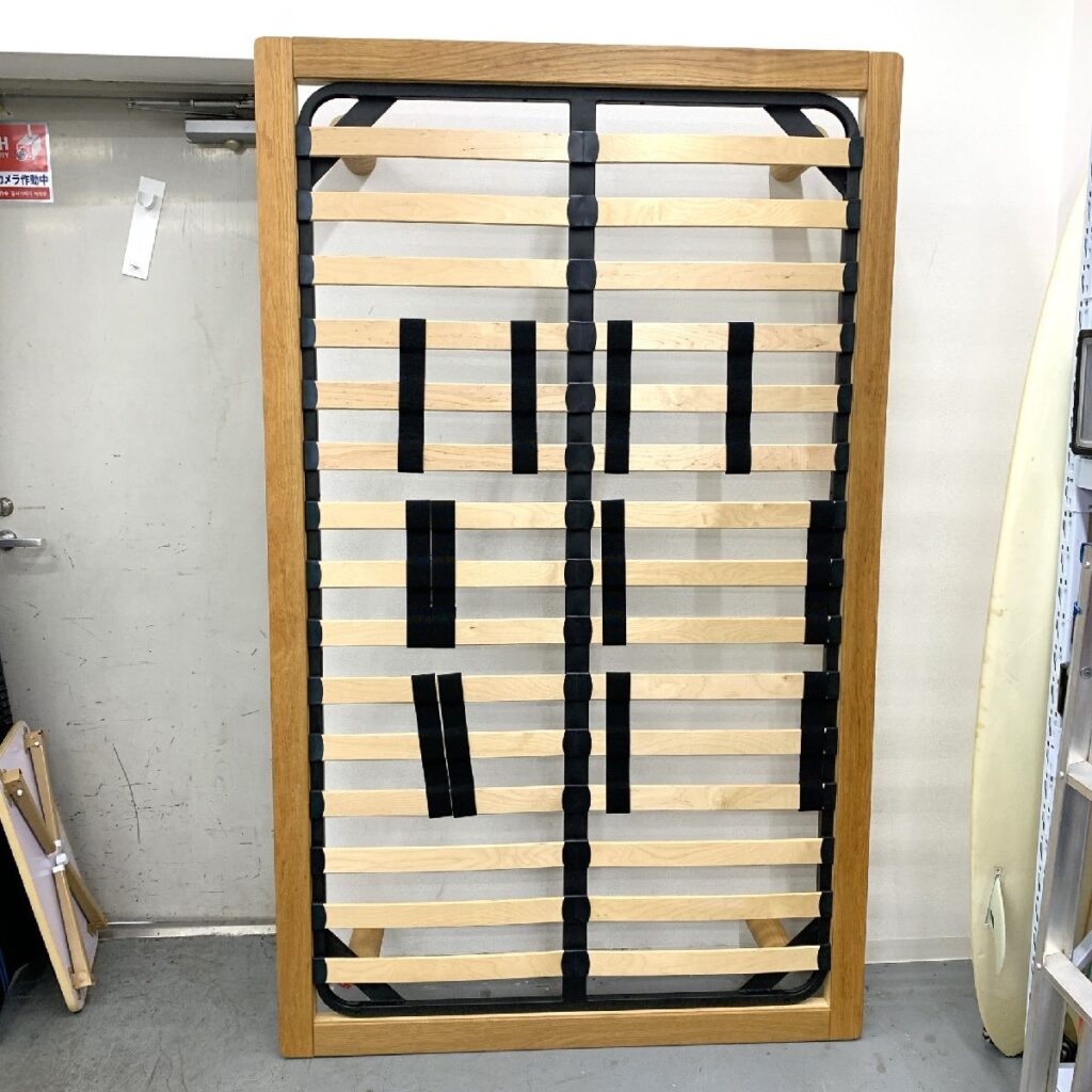 MUJI 無印良品 セミダブル ベットフレーム 脚付き オーク材 幅 123cm 寝室 家具