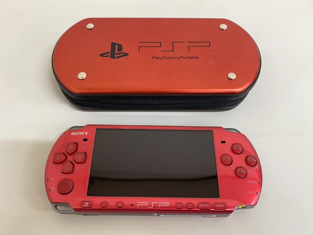 SONY ソニー PlayStation Portable PSP-3000 ラディアントレッド ゲーム機 本体 初期化・簡易動作確認済み