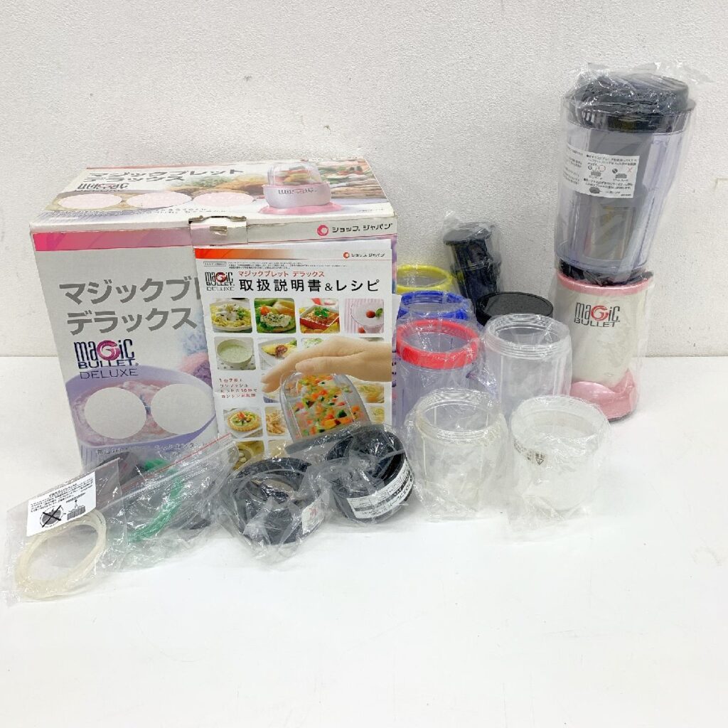 ショップジャパン マジックブレット デラックス Magic Bullet MB-1001P 取扱説明書 元箱付 フードプロセッサー