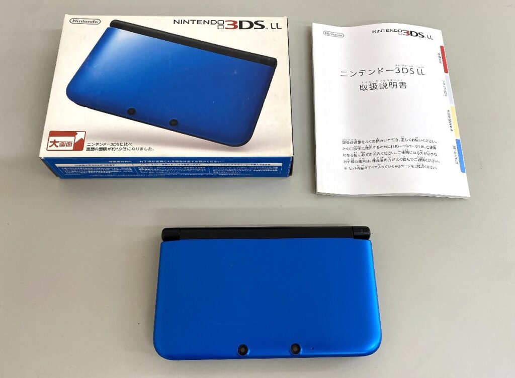 Nintendo 任天堂 3DSLL SPR-001 ブルー×ブラック ゲーム機 本体 初期化・簡易動作確認済み