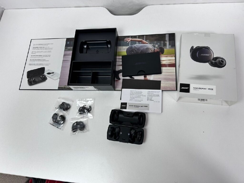 BOSE ボーズ SOUNDSPORT FREE WIRELESS ワイヤレスイヤホン ブラック 動作確認済み