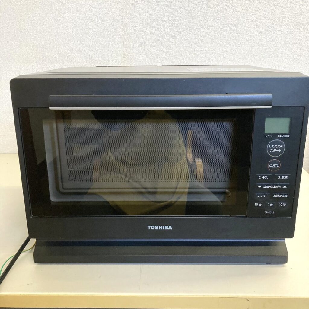 TOSHIBA 東芝 単機能レンジER‐XS23 2023年製 電子レンジ ブラック