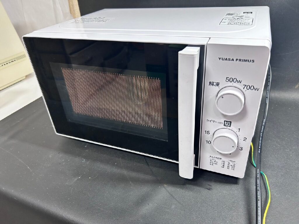 YUASA PRIMUS ユアサプライムス KS-MW21T17-5W(50HZ) 電子レンジ 50Hz専用 ホワイト 動作確認済み