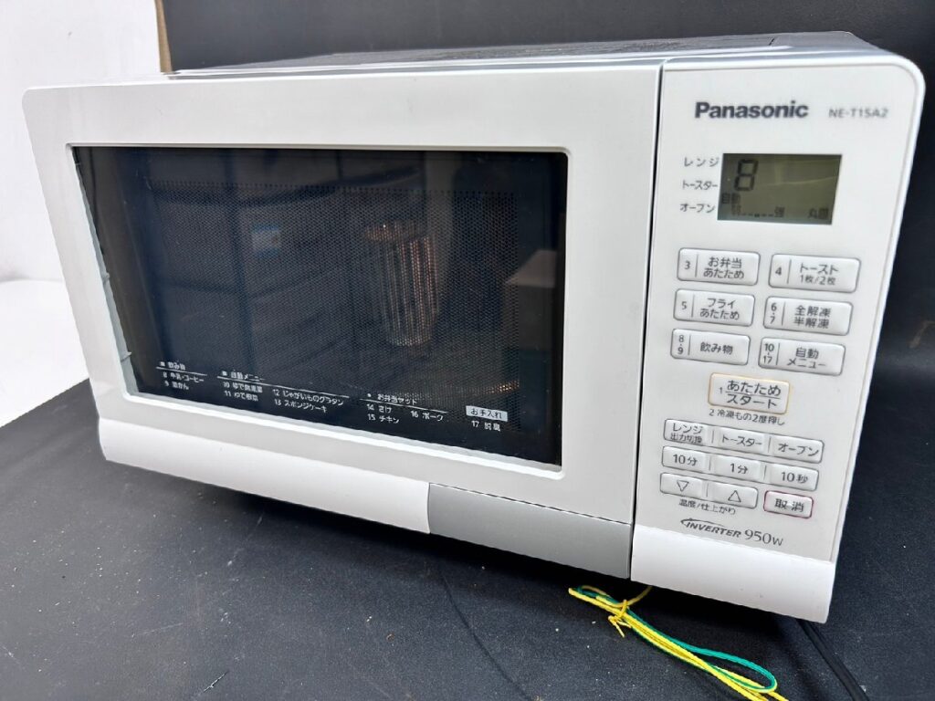 Panasonic パナソニック NE-T15A2-W オーブンレンジ inverter 950w 2019年製 動作確認済み