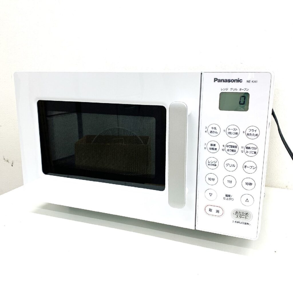Panasonic パナソニック オーブンレンジ NE-KA1-W 2023年製 ターンテーブル ホワイト 簡易動作確認済み キッチン家電