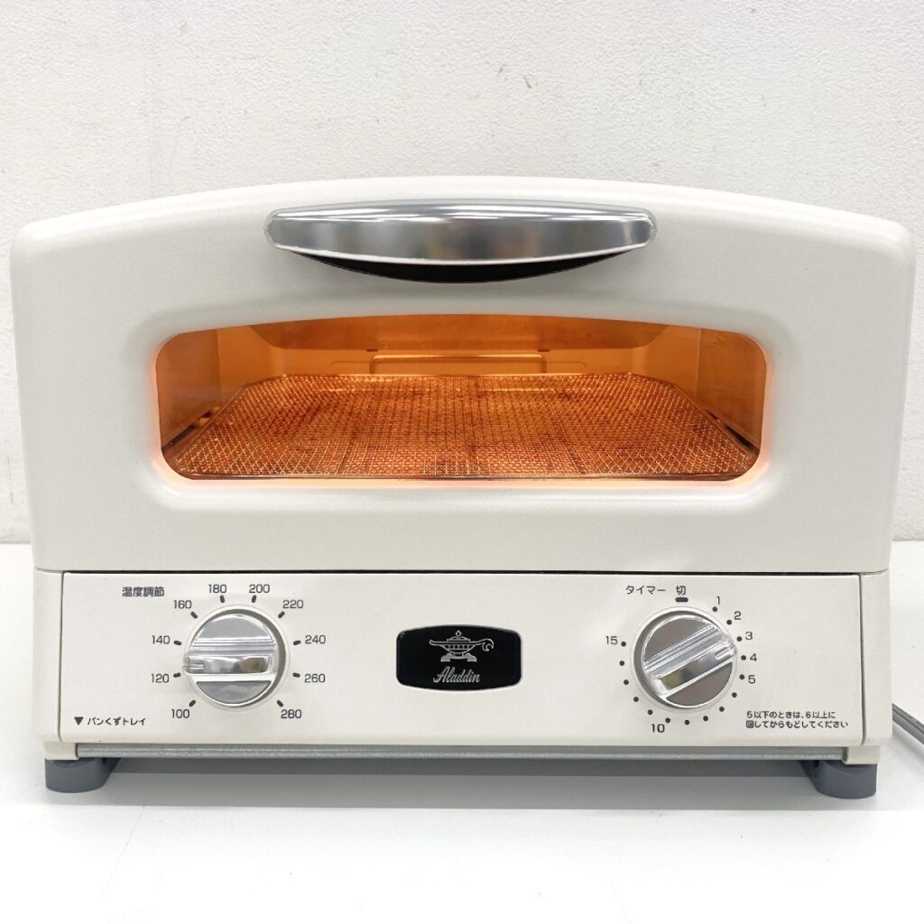 Aladdin アラジン グラファイトグリル＆トースター AGT-G13A 2022年製 ホワイト 簡易動作確認済み キッチン家電