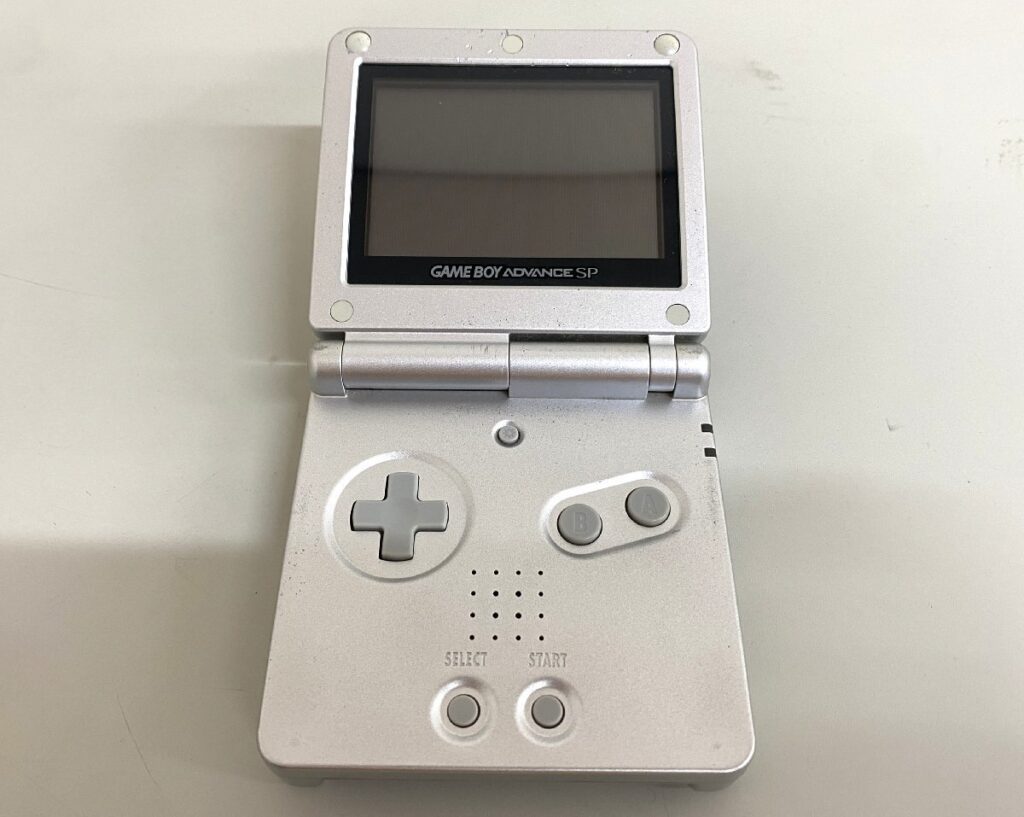 Nintendo GAMEBOY ADVANCE SP ゲームボーイアドバンス プラチナシルバー GBA ゲーム機 本体 簡易動作確認済み