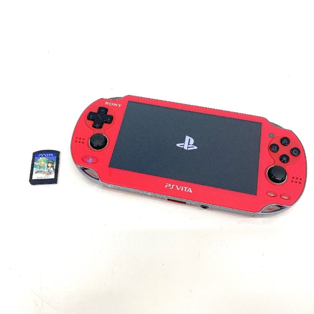 SONY ソニー PlayStation Vita PS Vita PCH-1000 レッド 8GB 初期化済み 簡易動作確認済 ソフト シャリーのアトリエ