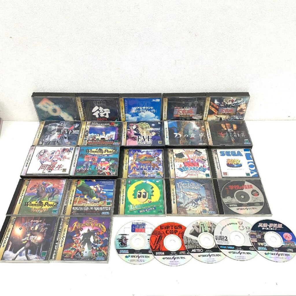 SEGA SEGASATURN セガサターン ソフト まとめ 27点 ゲームソフト エヴァンゲリオン/バーチャファイター2 等