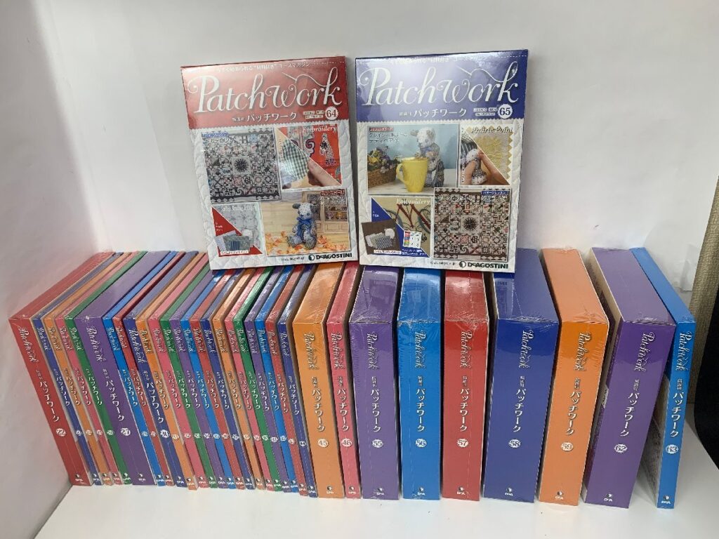 パッチワーク デアゴスティーニ 不揃い No.22~No.65 隔週刊 34冊 DeAGOSTINI