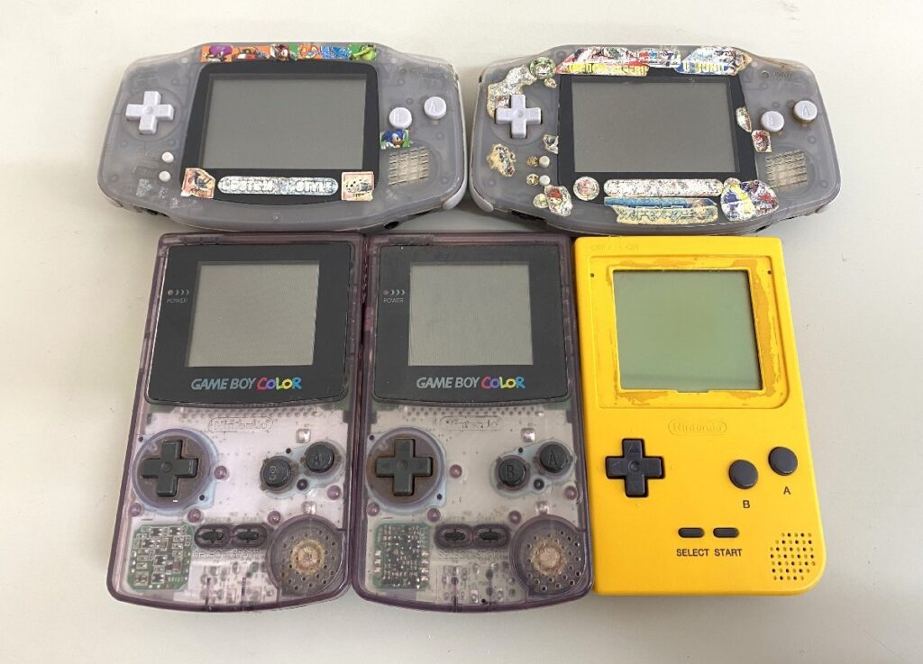GAMEBOY COLOR pocket ADVANCE ゲームボーイカラー ポケット アドバンス GB・GBA 本体 CGB-001 MGB-001 AGB-001