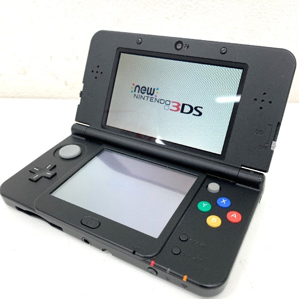 Nintendo new 3DS KTR-001 任天堂 ニンテンドー ブラック タッチペン無し ACアダプタ付属 kh4-55