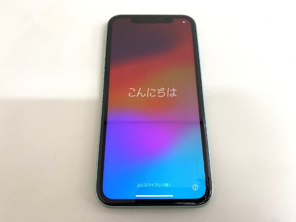 Apple アップル iPhone11 グリーン MWM62J/A 128GB アイフォン 本体のみ 初期化・簡易動作確認済み IMEI判定〇