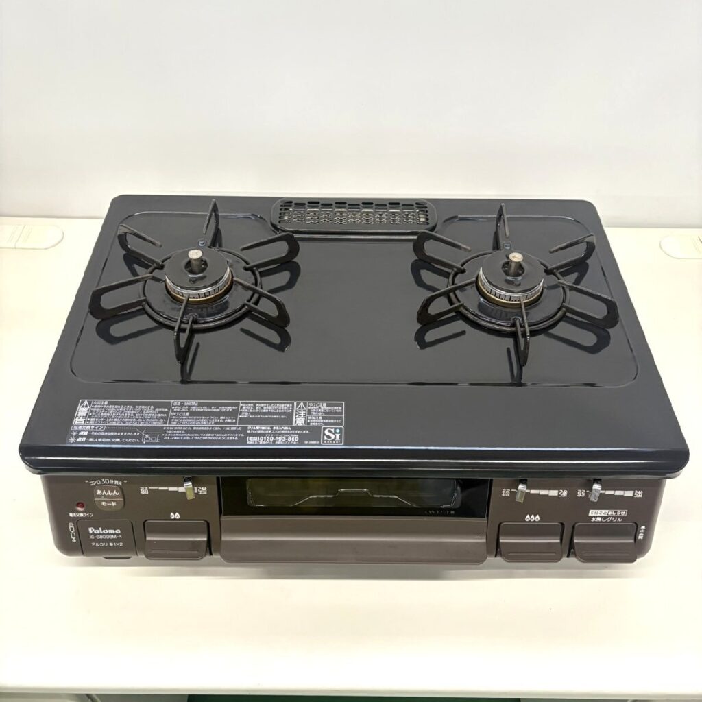 ガスコンロ】パロマ IC-S37BM-2L LPガス用 2023年製 ガスコンロガス