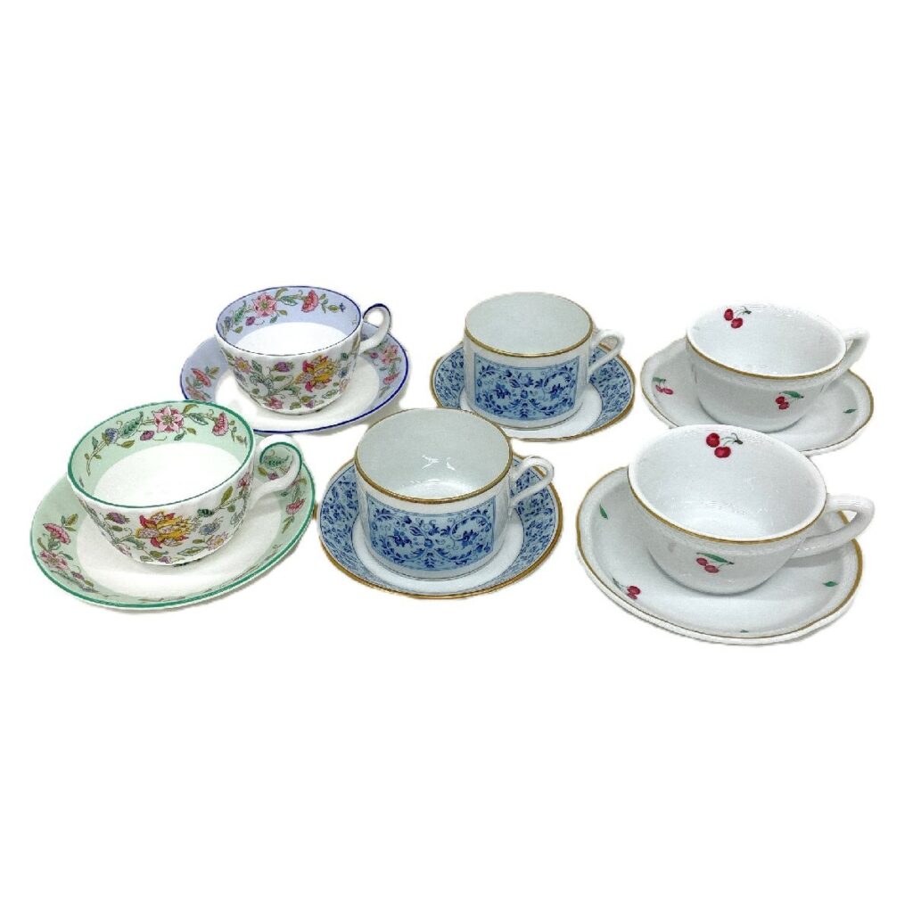 MINTON Richard Ginori まとめ売り 6点 カップ&ソーサー 2客セット ミントン リチャードジノリ 食器