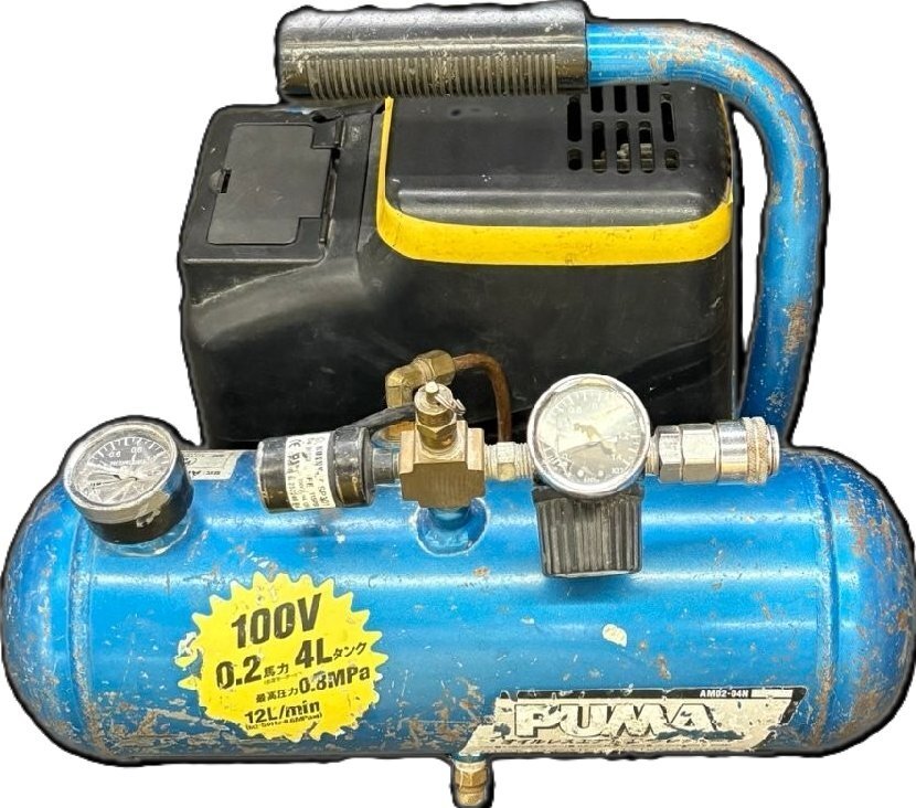 PUMA オイルレスエアコンプレッサー AM02-04N プーマ 藤原産業