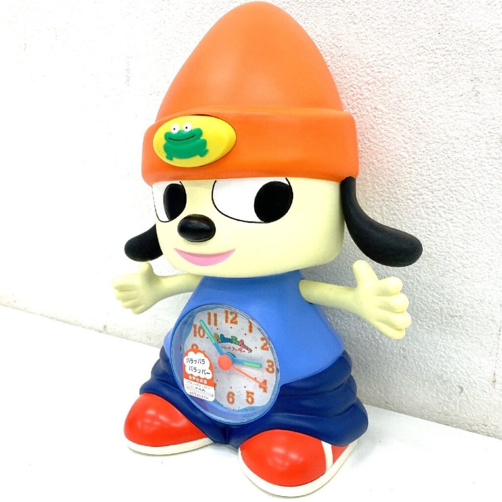 リズム時計工業 PARAPPA THE RAPPER 目覚まし時計 4SE428RH14 パラッパラッパー