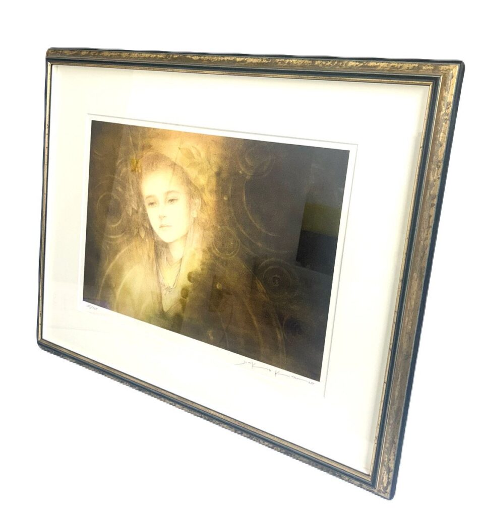 きたのじゅんこ 「悲しがる君に」259/375 リトグラフ