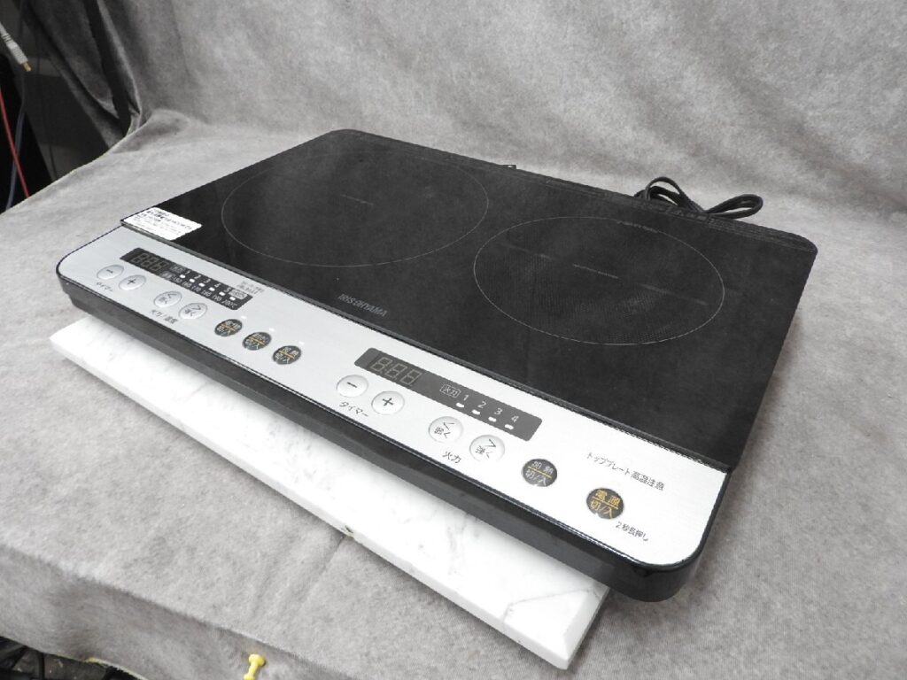 IRIS OHYAMA アイリスオーヤマ IHK-W12-B 2口IHコンロ 2019年製