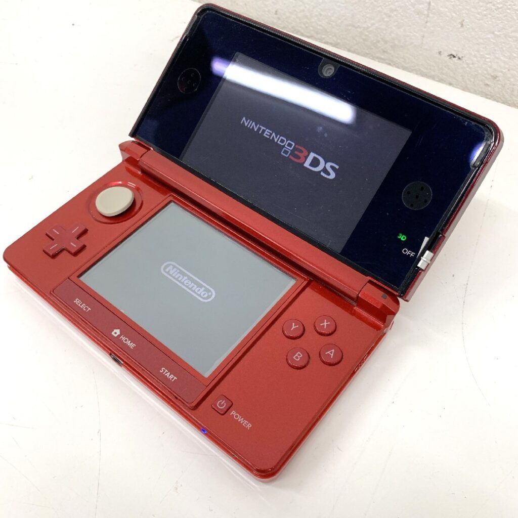 Nintendo 3DS CTR-001 任天堂 ニンテンドー メタリックレッド 2GB