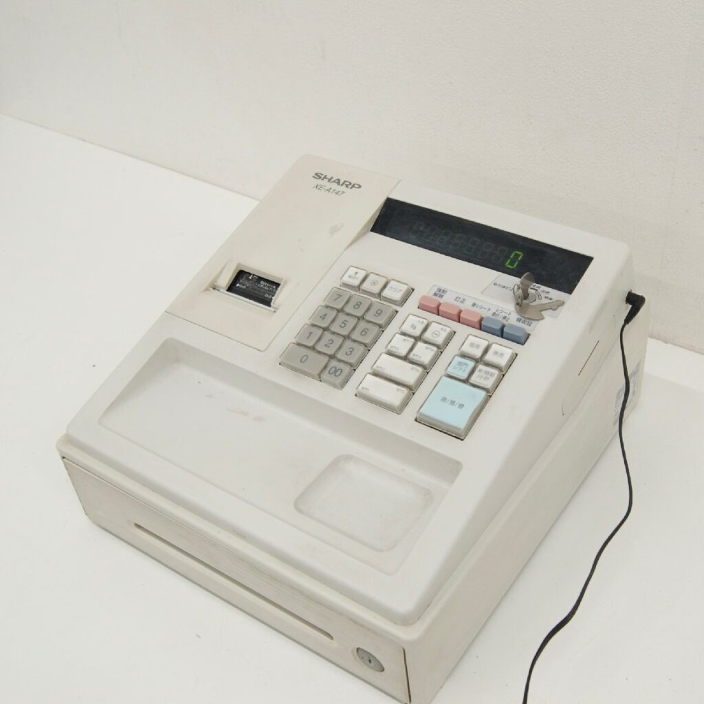 SHARP XE-A147W シャープ レジ レジスター ホワイト