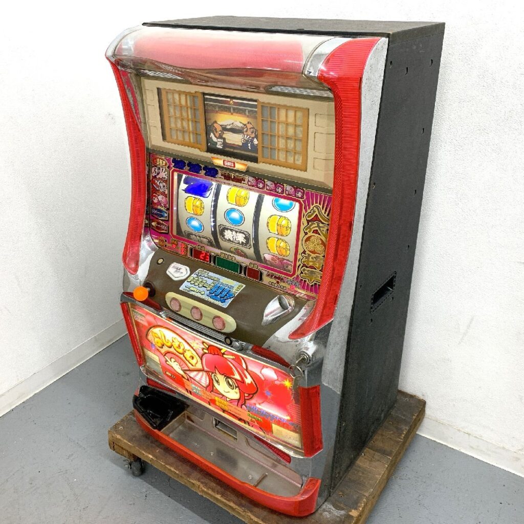 大都技研 パチスロ実機 吉宗S コイン不要機 姫パネル