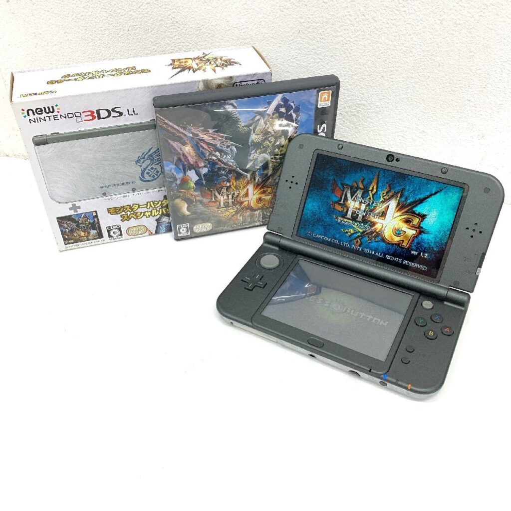 Nintendo new 3DS LL RED-001 MONSTER HUNTER 任天堂 ニンテンドー モンスターハンター4G スペシャルパック