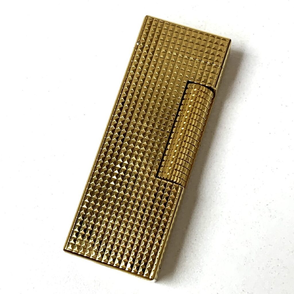 ダンヒル ローラー式 ガスライター US.RE 24163 PATENTED ゴールド dunhill