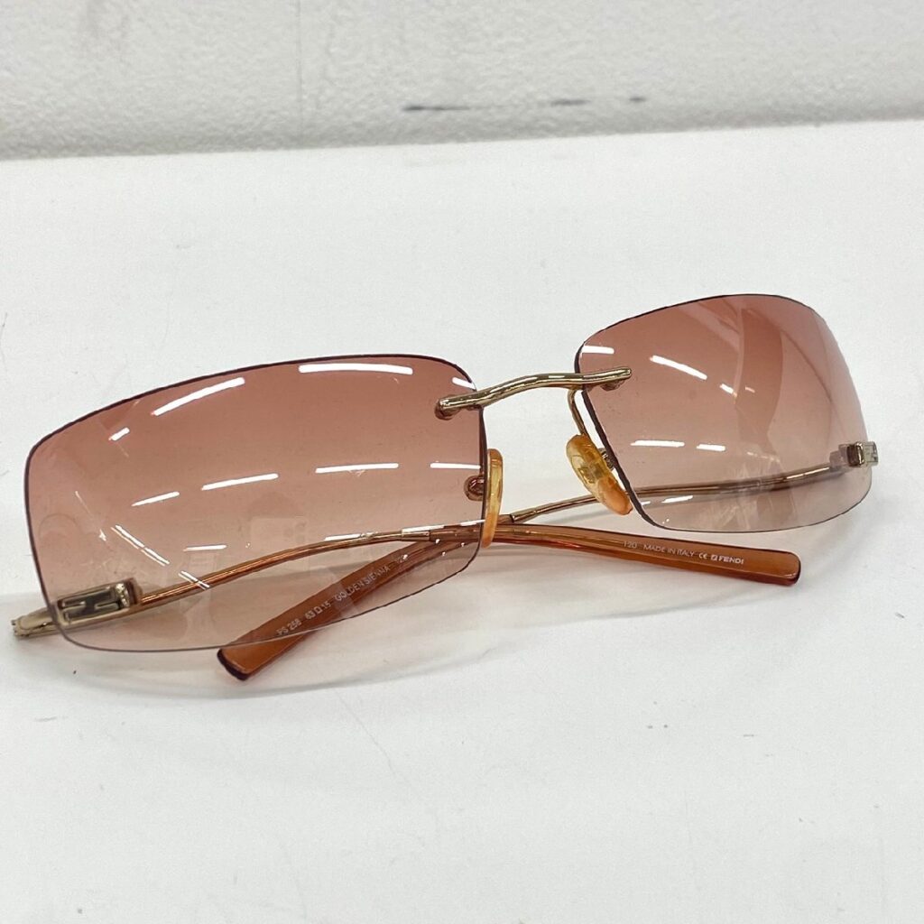 FENDI FS258 63□15 120 GOLDEN SIENNA フェンディ サングラス メガネ 眼鏡 イタリア製