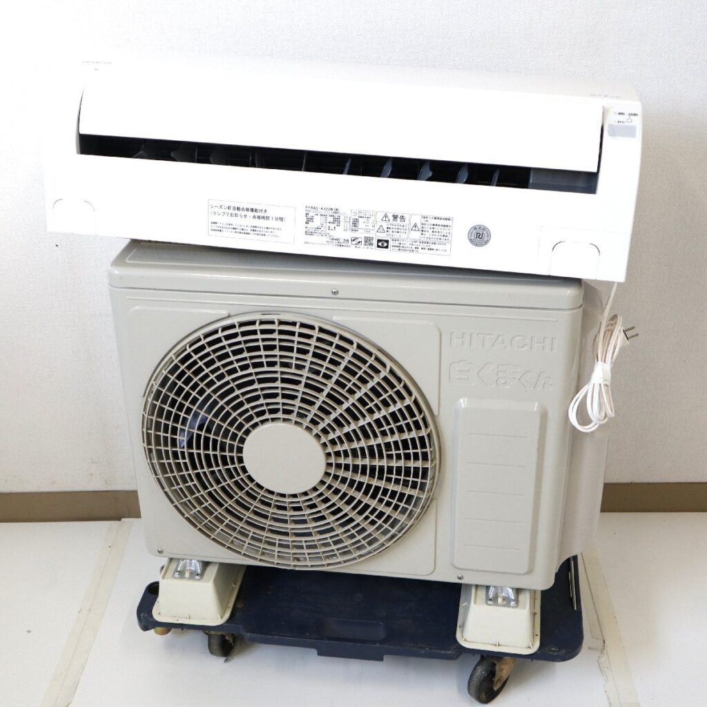 日立 エアコン 室内機 RAS-AJ22N 室外機 RAC-AJ22N 6畳用 2023年製