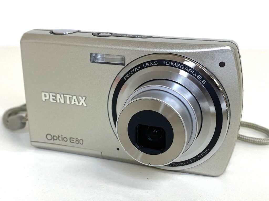 PENTAX Optio E80 シルバー ペンタックス デジタルカメラ デジカメ