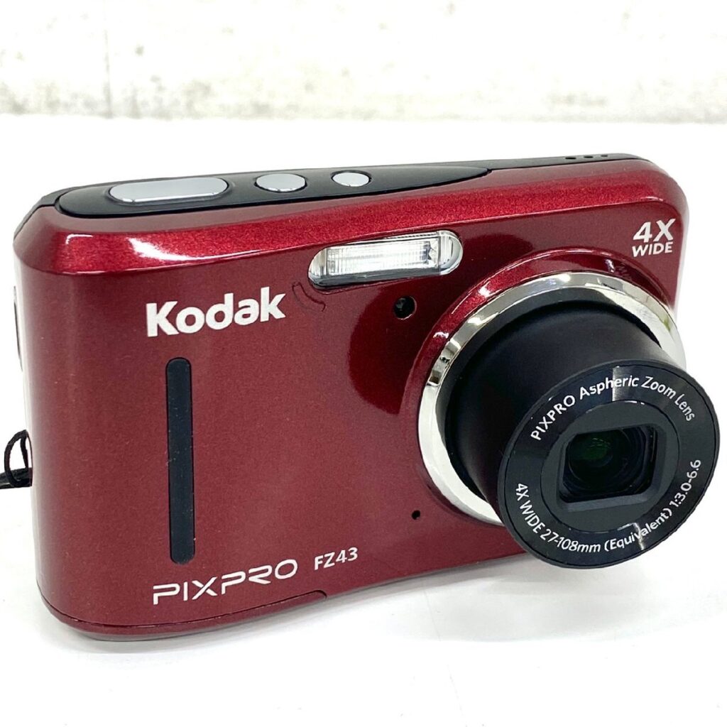Kodak PIXPRO FZ43 コダック コンパクトデジタルカメラ コンデジ レッド