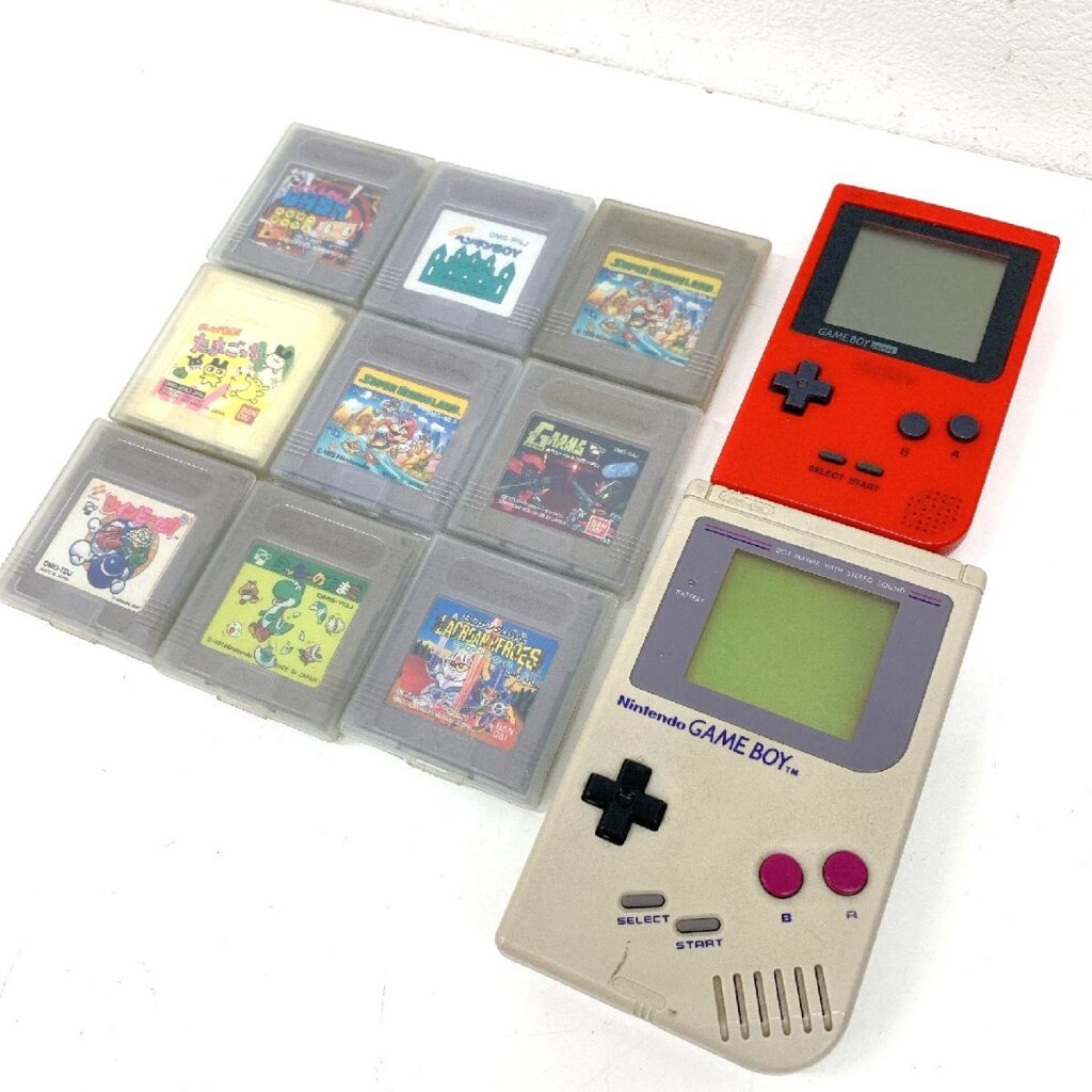 Nintendo GAMEBOY まとめ ゲームボーイ 本体 2点 DMG-01/MGB-001 ソフト 9点 たまごっち/スーパーマリオランド 他