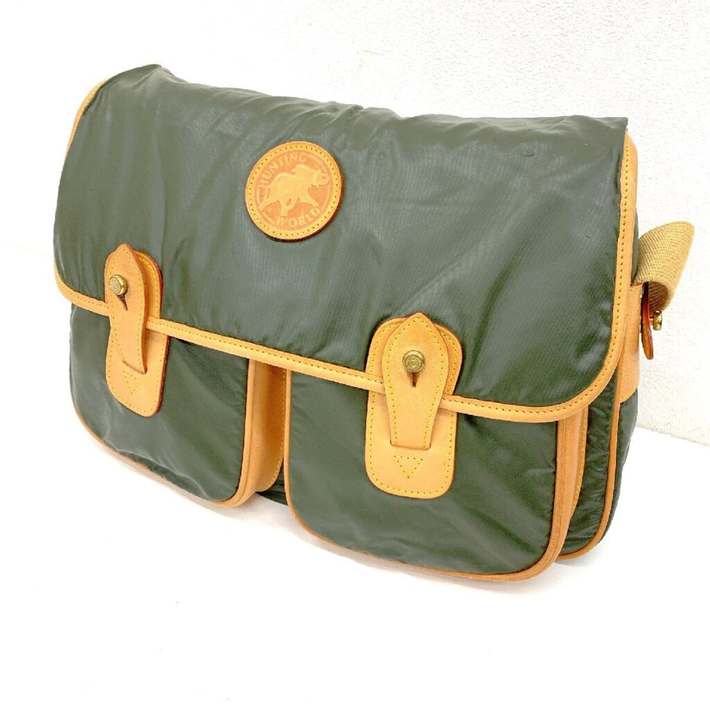 HUNTING WORLD ショルダーバック ハンティングワールド バチューオフロード キャリーオール ダークブラウン